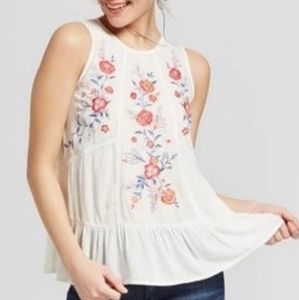 Ruffled tank top
